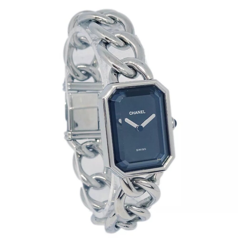 Chanel Premiere Quartz Watch Silver SS #L